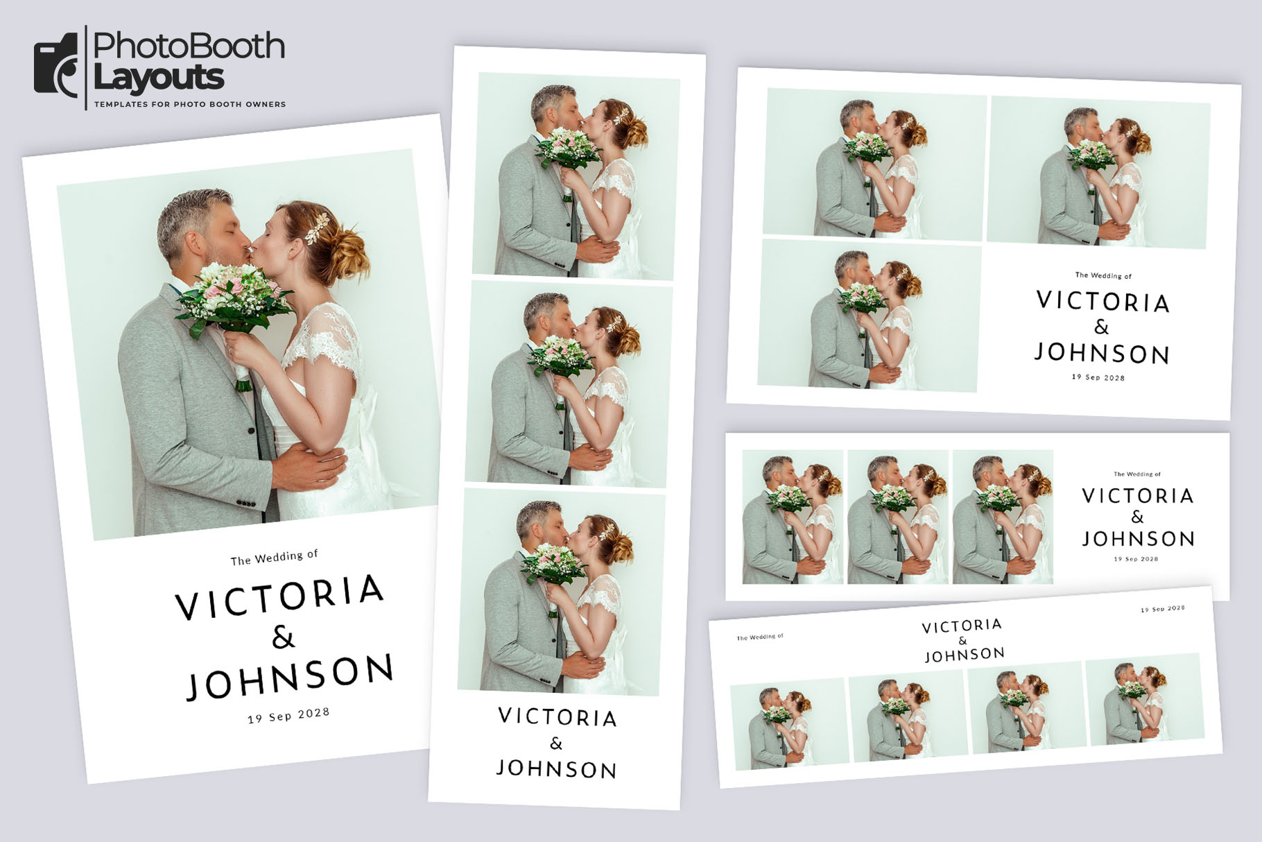 Modern Wedding Photo Booth Template