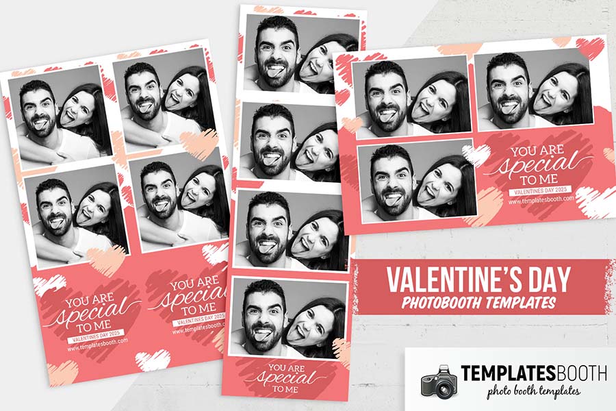 Valentine’s Day Photo Booth Template