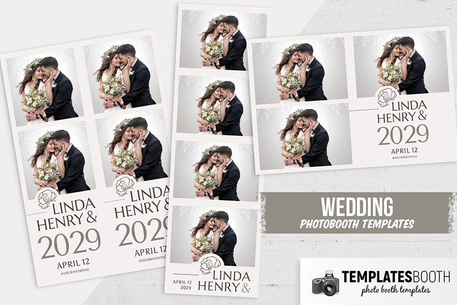 Typographic Photo Booth Template