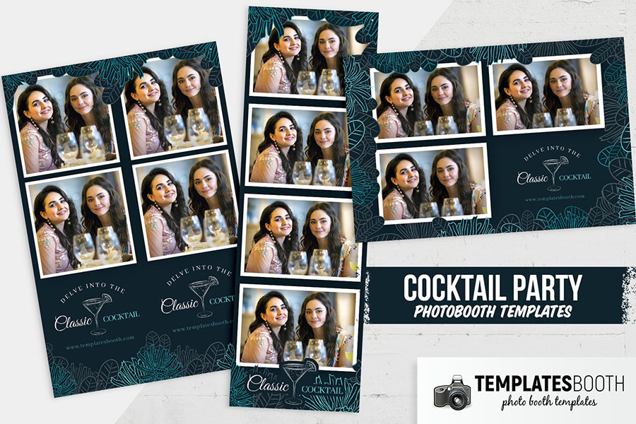 Cocktail Bar Photo Booth Template