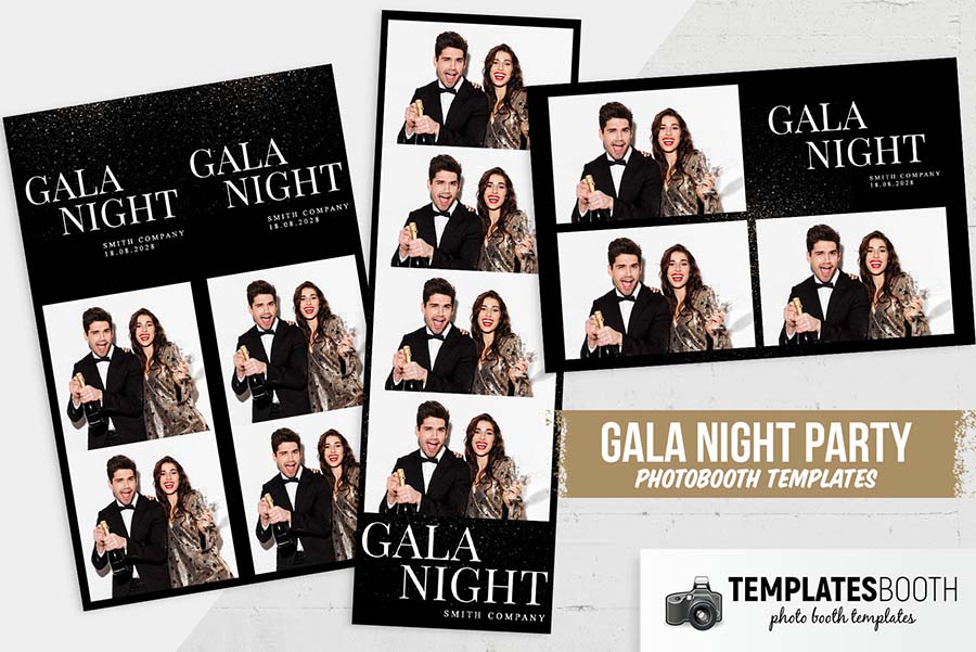 Gala Night Photo Booth Template