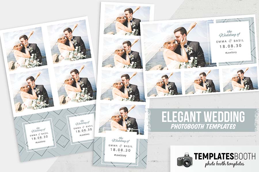 Free Elegant Wedding Photo Booth Template