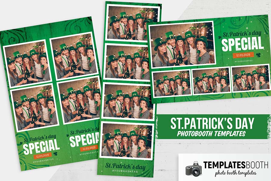 St. Patrick’s Day Special Photo Booth Template