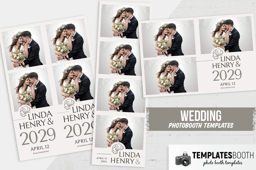 Typographic Photo Booth Template