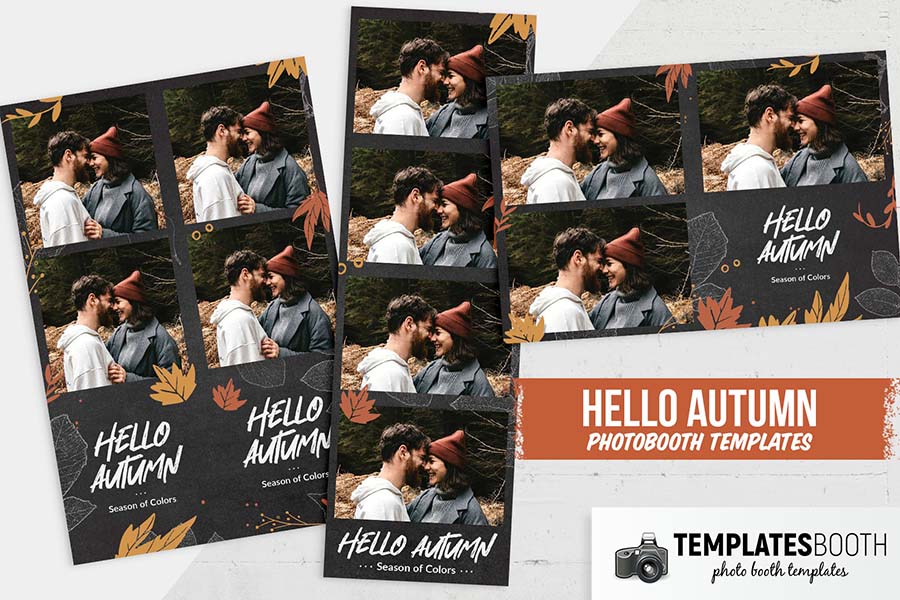Hello Autumn Free Photo Booth Template