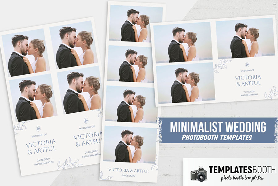 Graceful Wedding Photo Booth Template