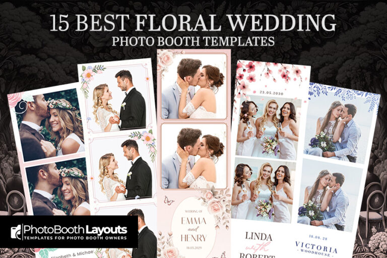 Best Floral Photo Booth Templates