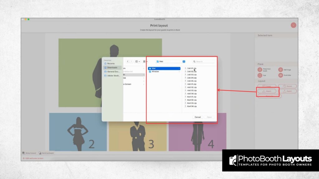 How to Import & Edit LumaBooth Templates on Mac
